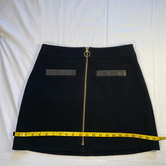 Express Black Zip-up Mini Skirt with Pockets Size 4 - Picture 5 of 8
